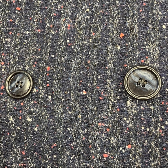 Vintage 80s Saril Ltd. Tweed Ribbed Knit Cuffs Jacket - Picture 7 of 16